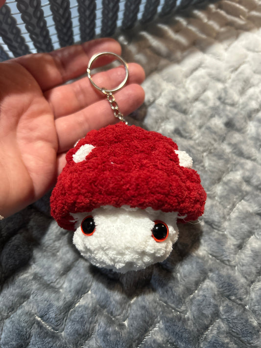 Mushroom pop it keychain